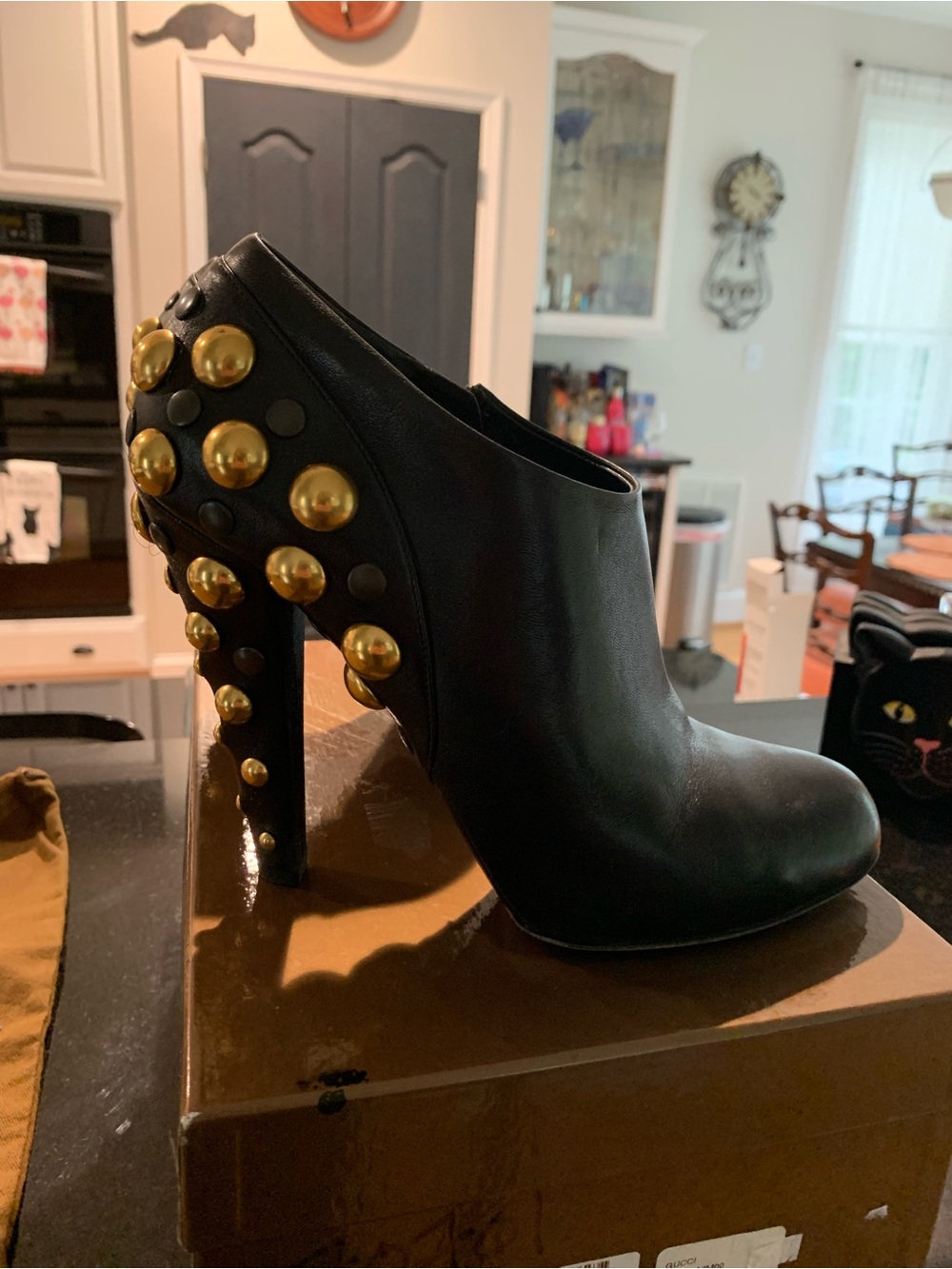 Gucci Babouska Studded ankle Boots